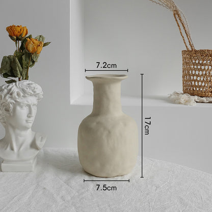 Simplicity Ceramic Vase Dry Flower Arrangement Home Decoration Ornament