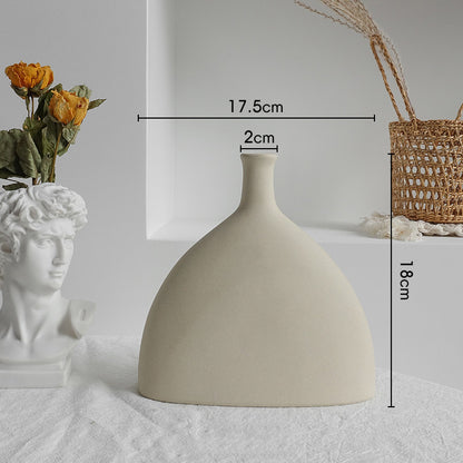 Simplicity Ceramic Vase Dry Flower Arrangement Home Decoration Ornament