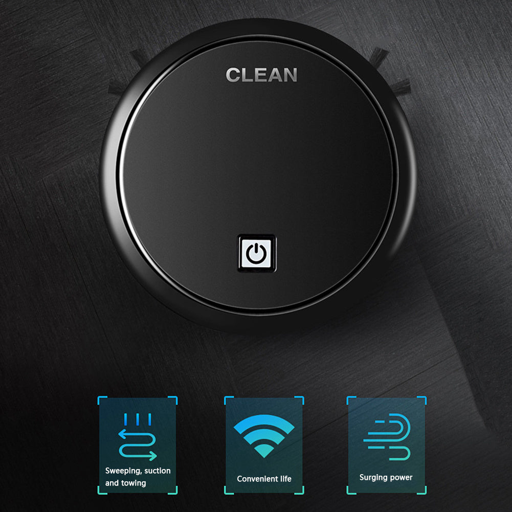 3-in-1 Robot Vacuum Cleaner 1800Pa Multifunctional Smart Floor Cleaner